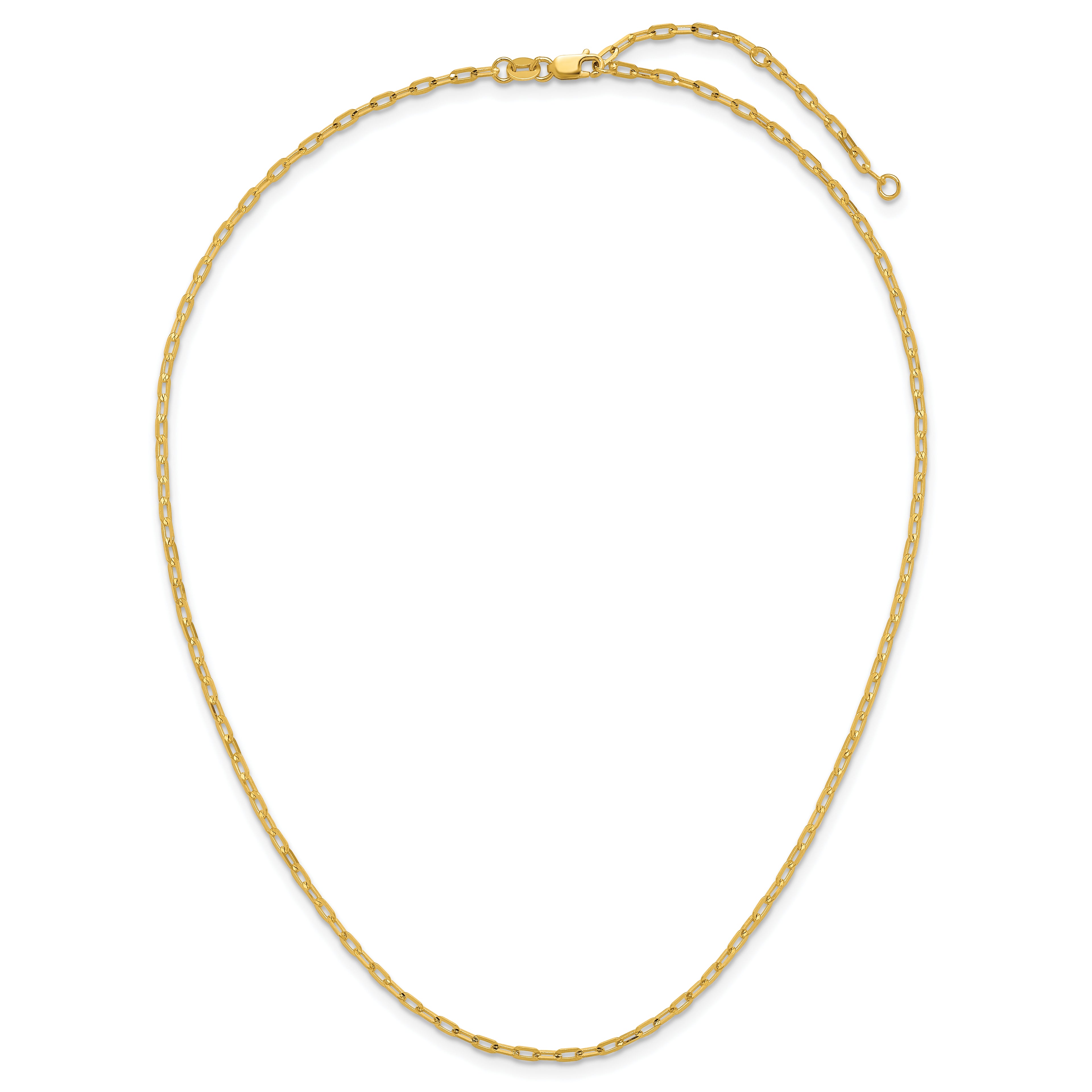 1.1mm 10K Yellow Gold Franco Chain - Sophia Jewelers