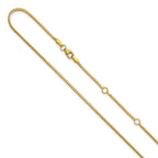 1.25mm 10K Yellow Gold Franco Chain - Sophia Jewelers