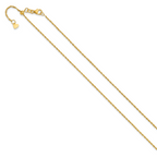 1.1mm 10K Yellow Gold Singapore Chain - Sophia Jewelers