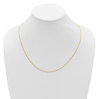 1.1mm 10K Yellow Gold Singapore Chain - Sophia Jewelers