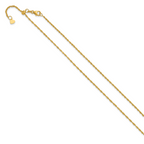1.3mm 10K Yellow Gold Singapore Chain - Sophia Jewelers