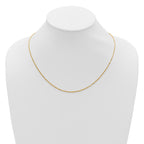 1.3mm 10K Yellow Gold Singapore Chain - Sophia Jewelers