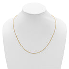 1.3mm 10K Yellow Gold Singapore Chain - Sophia Jewelers