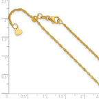 1.3mm 10K Yellow Gold Singapore Chain - Sophia Jewelers