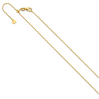 0.7mm 10K Yellow Gold Box Chain - Sophia Jewelers
