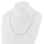 1.0mm 10K Yellow Gold Box Chain - Sophia Jewelers