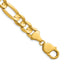 10.0mm 10K Yellow Gold Concave Figaro Chain - Sophia Jewelers