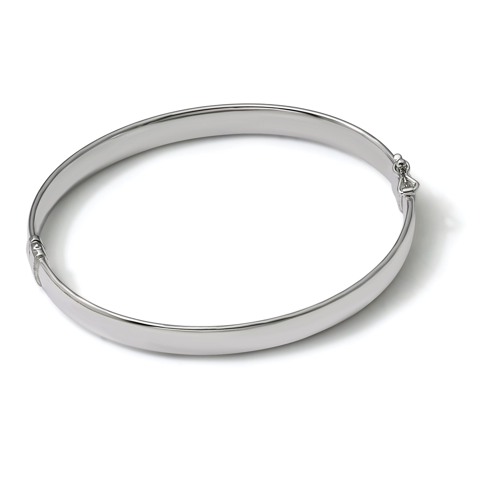 10K White Gold 5.9mm Bangle