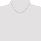 0.5mm 14K Yellow Gold Cable Rope Chain - Sophia Jewelers