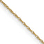 0.5mm 14K Yellow Gold Cable Rope Chain - Sophia Jewelers
