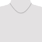2.0mm 14K White Gold Diamond-Cut Rope Chain - Sophia Jewelers