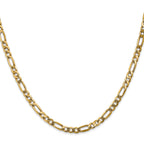 4.0mm 14K Yellow Gold Figaro Chain - Sophia Jewelers