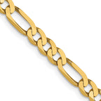 4.0mm 14K Yellow Gold Figaro Chain - Sophia Jewelers