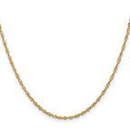 1.6mm 14K Yellow Gold Singapore Chain - Sophia Jewelers