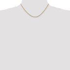 1.6mm 14K Yellow Gold Singapore Chain - Sophia Jewelers