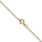 0.42mm 14K Yellow Gold Curb Chain - Sophia Jewelers