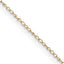 0.42mm 14K Yellow Gold Curb Chain - Sophia Jewelers