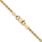 1.75mm 14K Yellow Gold Diamond-Cut Rope Chain - Sophia Jewelers