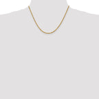 2.5mm 14K Yellow Gold Diamond-Cut Rope Chain - Sophia Jewelers