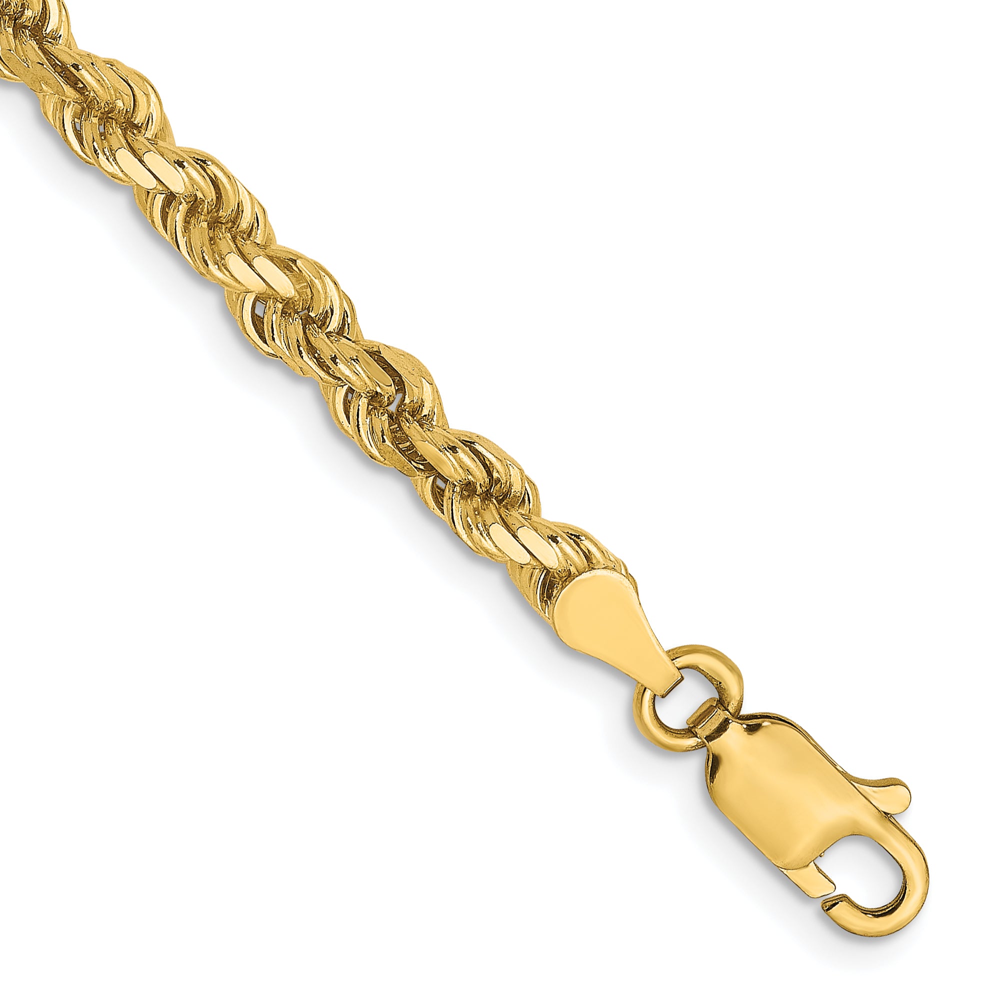 14K 3.5mm Diamond-Cut Rope Chain Main image