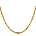 4.0mm 14K Yellow Gold Diamond-Cut Rope Chain - Sophia Jewelers