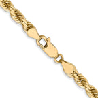 4.5mm 14K Yellow Gold Diamond-Cut Rope Chain - Sophia Jewelers