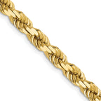 4.5mm 14K Yellow Gold Diamond-Cut Rope Chain - Sophia Jewelers