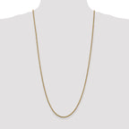 Rope Chain in 14K Yellow Gold, Bracelet to Necklace Lengths, 2.5mm - Sophia Jewelers