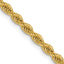 2.5mm 14K Yellow Gold Solid Rope Chain - Sophia Jewelers