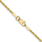 1.3mm 14K Yellow Gold Diamond-Cut Rope Chain - Sophia Jewelers