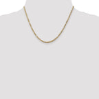 2.75mm 14K Yellow Gold Figaro Chain - Sophia Jewelers