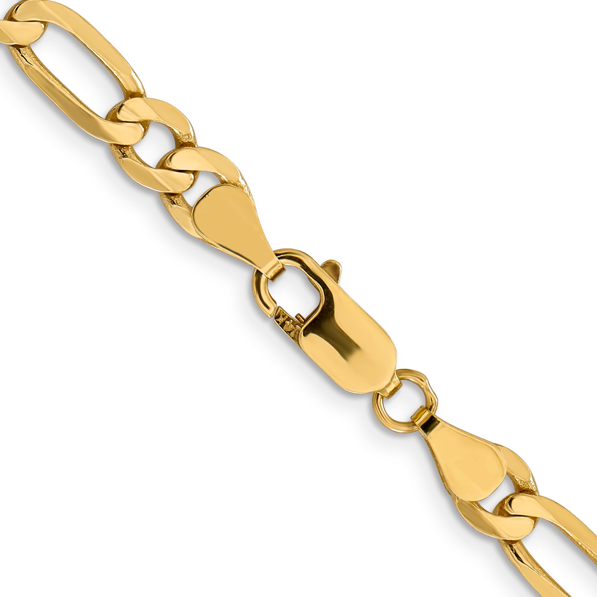 6.0mm 14K Yellow Gold Figaro Chain - Sophia Jewelers