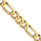 6.0mm 14K Yellow Gold Figaro Chain - Sophia Jewelers
