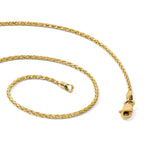 1.3mm 14K Yellow Gold Wheat Chain - Sophia Jewelers