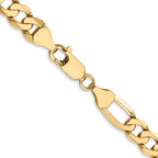 7.0mm 14K Yellow Gold Figaro Chain - Sophia Jewelers