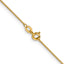 0.8mm 14K Yellow Gold Box Chain - Sophia Jewelers