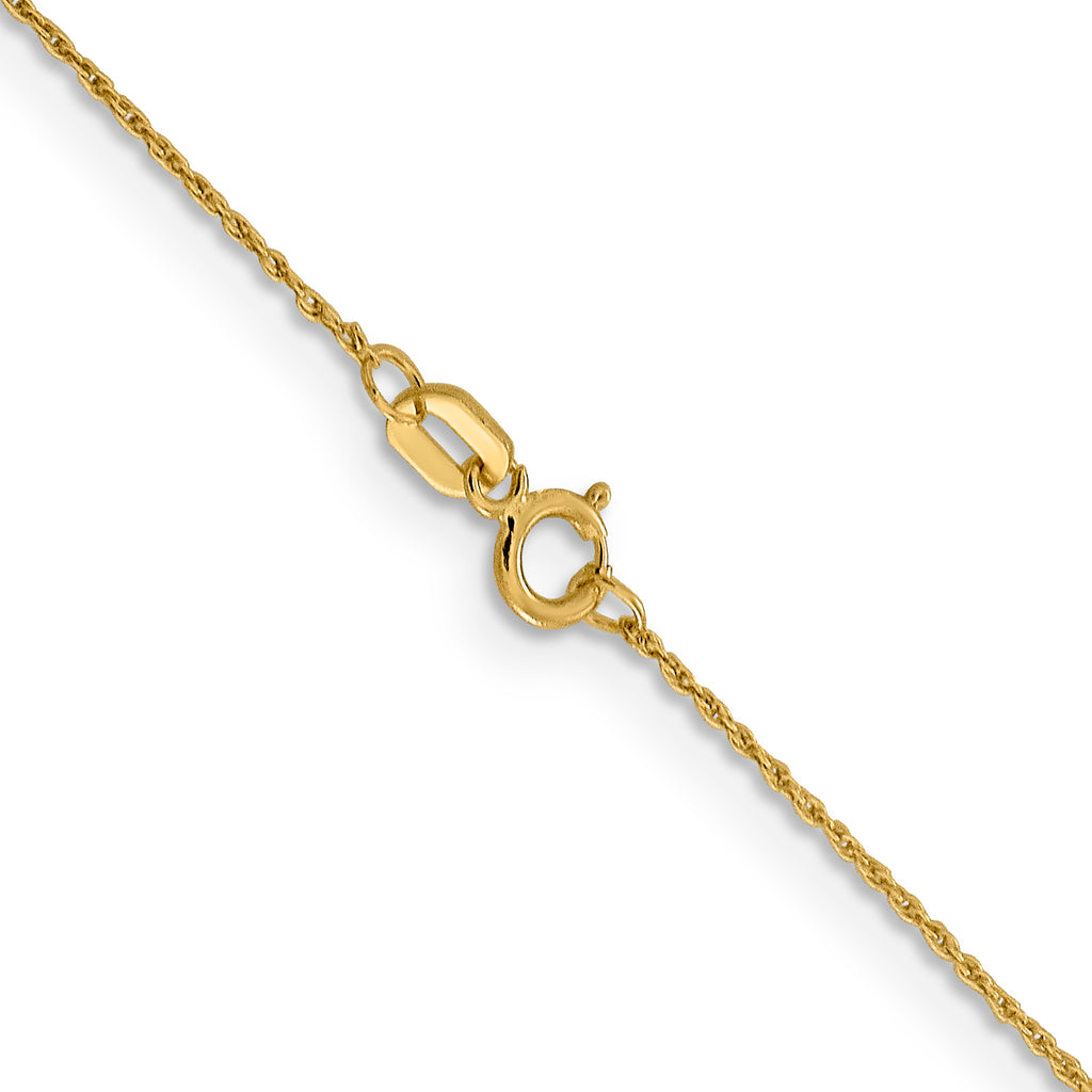 0.8mm 14K Yellow Gold Loose Rope Chain - Sophia Jewelers