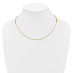 1.3mm 14K Yellow Gold Box Chain - Sophia Jewelers
