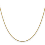 1.2mm 14K Yellow Gold Box Chain - Sophia Jewelers