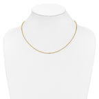 1.2mm 14K Yellow Gold Box Chain - Sophia Jewelers