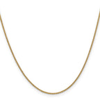 1.4mm 14K Yellow Gold Round Cable Chain - Sophia Jewelers
