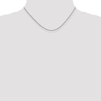 1.4mm 14K White Gold Round Cable Chain - Sophia Jewelers