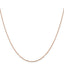 1.1mm 14K Rose Gold Flat Cable Chain - Sophia Jewelers