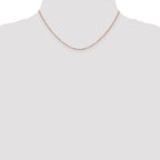 1.1mm 14K Rose Gold Flat Cable Chain - Sophia Jewelers