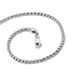 2.4mm 14K White Gold Box Chain - Sophia Jewelers