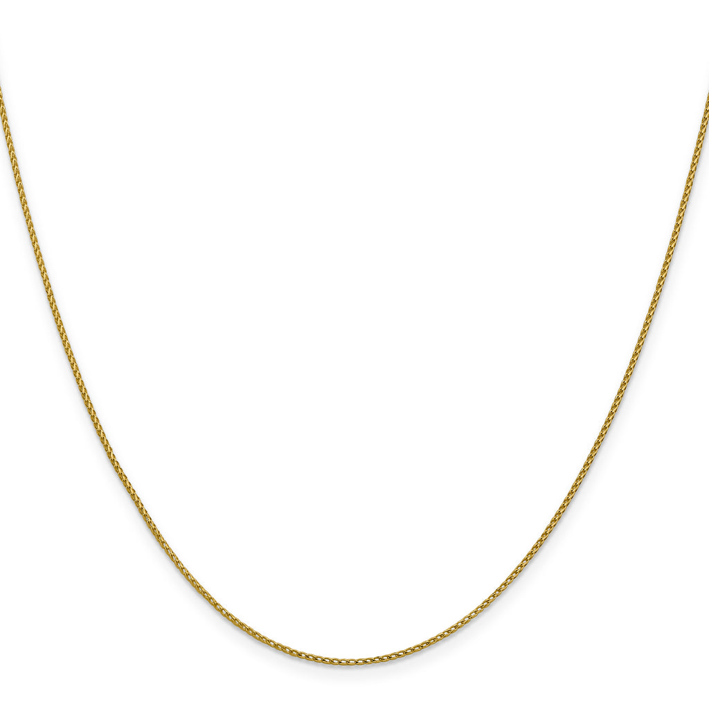 1.0mm 14K Yellow Gold D/C Open Franco Chain - Sophia Jewelers