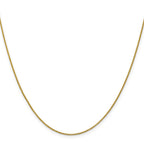 1.0mm 14K Yellow Gold D/C Open Franco Chain - Sophia Jewelers