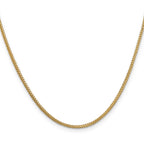 1.25mm 14K Yellow Gold Franco Chain - Sophia Jewelers