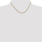 1.25mm 14K Yellow Gold Franco Chain - Sophia Jewelers