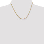 14K 1.25mm Franco Chain